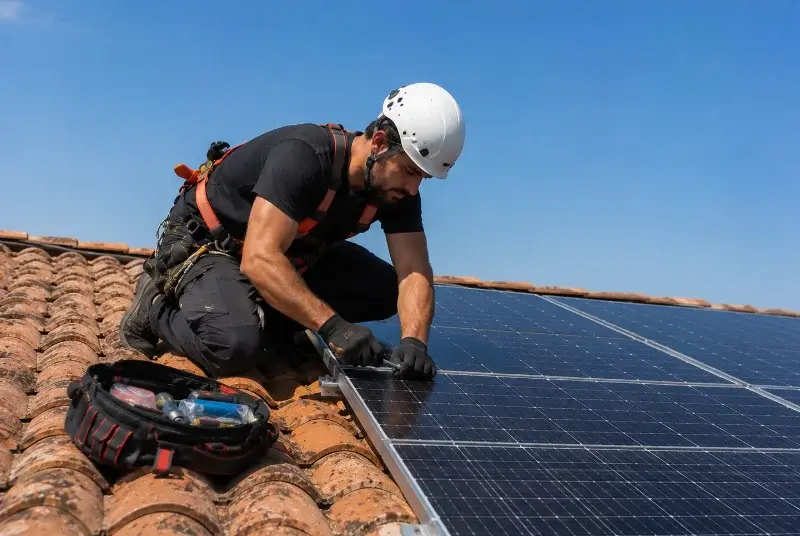 Maintenance et monitoring de panneaux solaires à Villedieu
