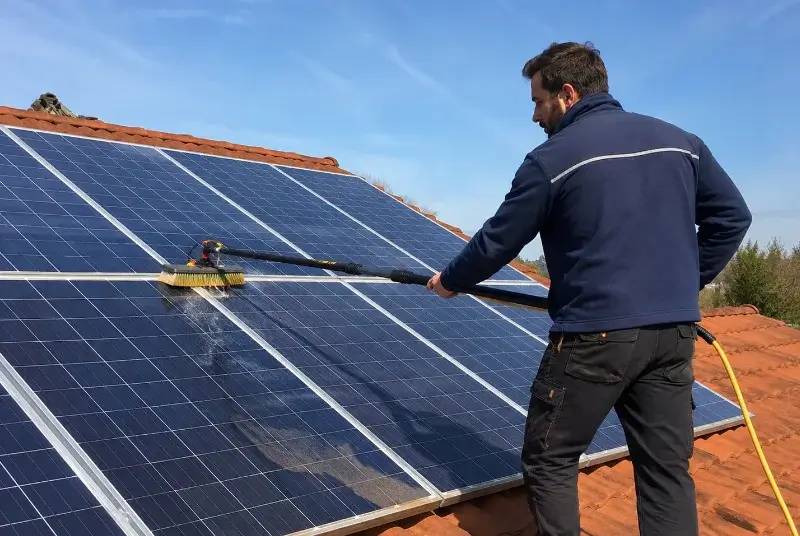 Nettoyage et entretien de panneaux solaires à Villedieu