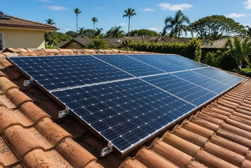 Installation de panneaux solaires à Villedieu